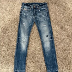 Boys Blue Distressed Jeans